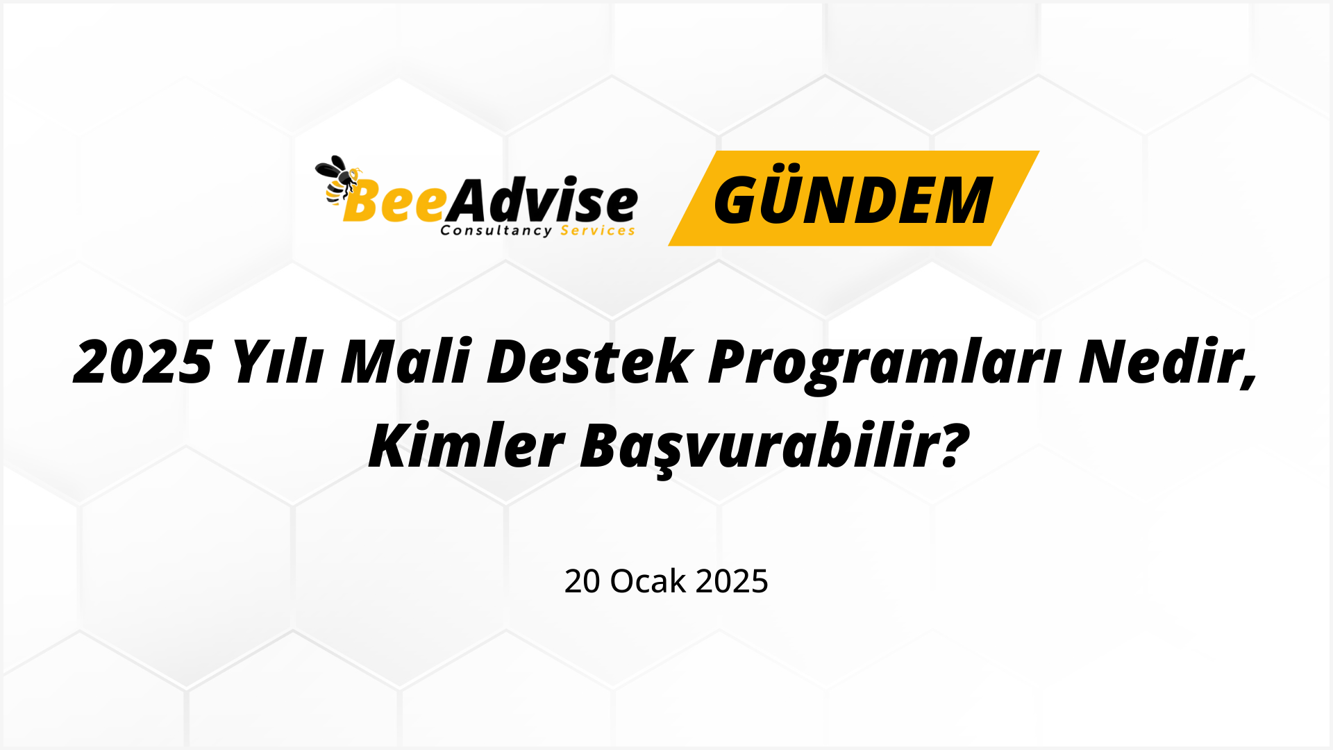 2025 Yılı Mali Destek Programları Nedir, Kimler Başvurabilir